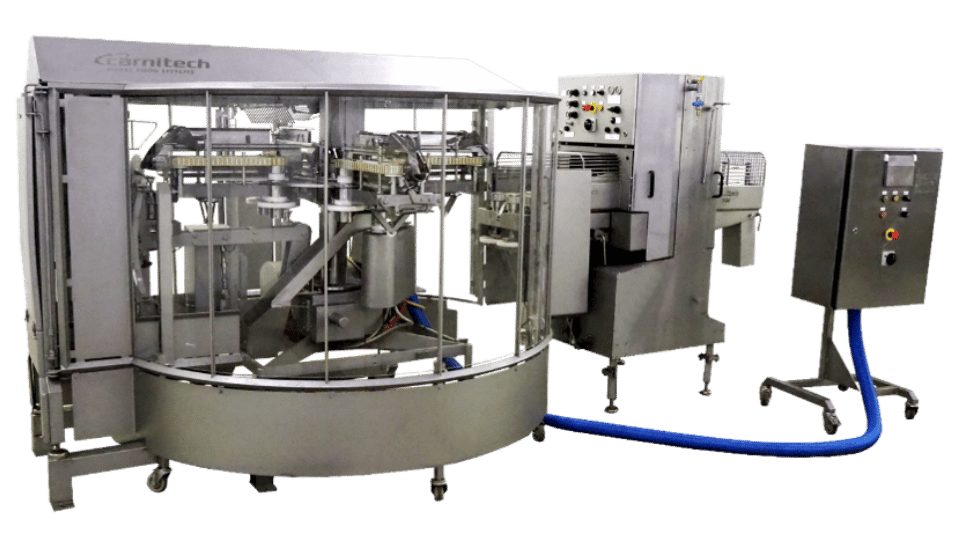 Descabezadora, fileteadora de salmón y otros Carnitech tipo: CT2620 + CT2630